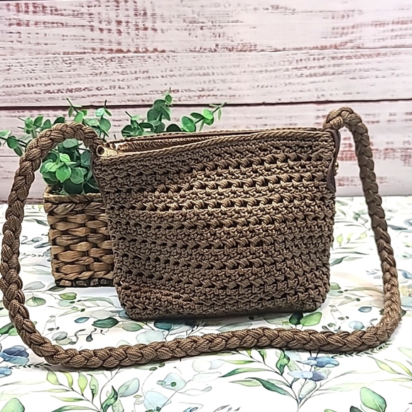 Luxy crocheted braided strap bag - Picture 1 of 8